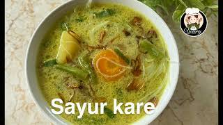 SAYUR KARE  Mudah bikinnya Enak Rasanya