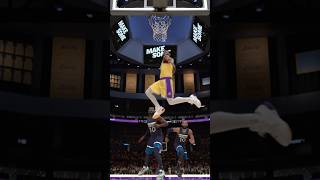 Bronny James Jr. Tomahawk Dunk#nba2k25#shorts