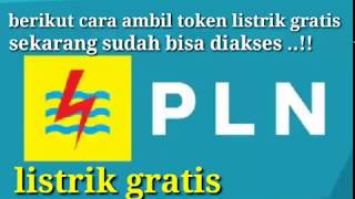 Cara ambil token listrik gratis | sudah bisa diakses