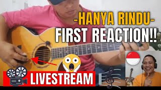 FIRST Video Reaction Alip Ba Ta  Andmesh - Hanya Rindu (COVER gitar)