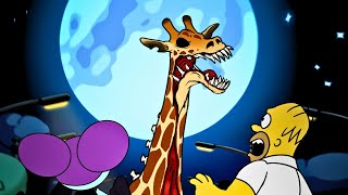 ZOOCHOSIS GET ABSTRACTED! Pibby and Homer Simpson Save GIRAFFE