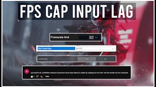 Input Lag Capping FPS (In Game, Driver, Riva)