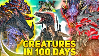 I had 100 Days to tame every Creature on ARK RAGNAROK (Days 1-50)