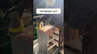 Sanding 101🔥 #diy #furnitureflip