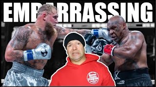 Mike Tyson's Embarrassing Performance LIVE DISCUSSION