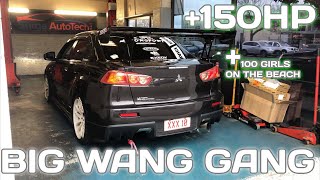 How to install Big wing / spoiler On Mitsubishi Lancer Evolution X Evo X