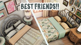 Best Friends Boho Apartment || The Sims 4 Apartment Renovation: Speed Build