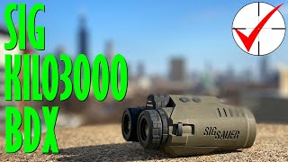 SIG Sauer Kilo 3000 BDX - Max Range Urban Review