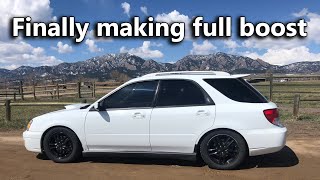 WRX Project Ep9 - Issues SOLVED!  Making 19psi of Boost.