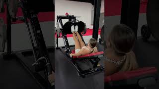 Narrow stance leg press