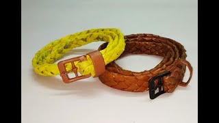 How to Make Newspaper Waist Belt | Newspaper Belt | Newspaper Craft |DIY