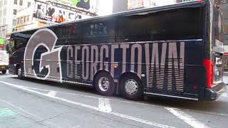 Georgetown bus at Broadway and West 50th Street