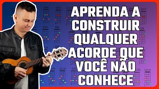 COMO CONSTRUIR QUALQUER ACORDE NO CAVACO E BANJO | PROFESSOR DANIEL MARTINS @escoladecavaco