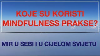 Koje su koristi mindfulness prakse: Mir u sebi i u cijelom svijetu I snimka br. 14