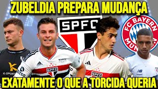 CRIA GENIAL!!! SÃO PAULO (SPFC) PROMETE AJUSTE FINO NO TIME DE ZUBELDIA!