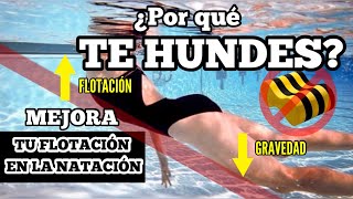 ✅ CÓMO FLOTAR en 2 PASOS sin MATERIAL: Ejercicios para solucionar PIERNAS HUNDIDAS