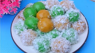 Semua Orang ketagihan Dengan Kue Ini Karena Sangat Enak Dan Buatnya Mudah || Resep Klepon Ubi