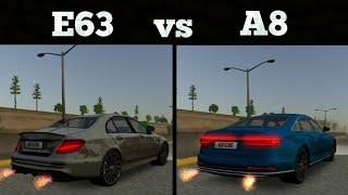 Driving School 2017: Mercedes AMG E63 vs Audi A8 | Drag Race, Cornering, Brake Test | Full HD