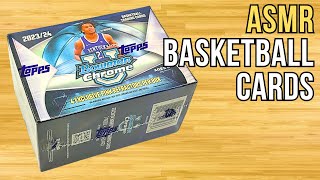 ASMR: 2023 Bowman Chrome U Basketball Cards / whispering / gum chewing