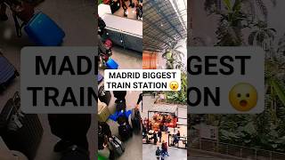 Largest Train Station In Madrid? 😲 #spaintourism #madrid #spain #trainstation