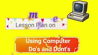 Using Computer || Lesson Plan For Teachers || CBSE Grade 1 || Kidos Edu Point