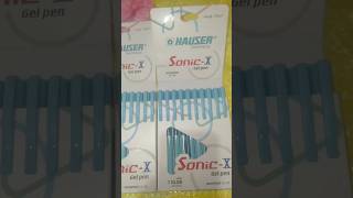 Hauser Sonic -X Gel Pen ||@RS.10 || Waterproof Gel Ink  #Hauser #shorts #viral