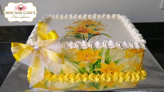 Bolo Floral Amarelo | DICAS de DECORAÇÃO para INICIANTES