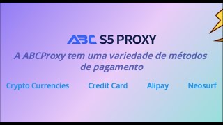 A ABCProxy tem uma variedade de métodos de pagamento #alipay #creditcard #cryptocurrencies #abcproxy