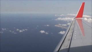 Austrian Airlines Boeing 737-8Z9 (OE-LNQ) landing at Karpathos Airport