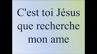 C'est toi Jesus, que recherche mon ame