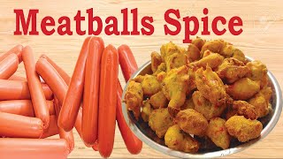 របៀបធ្វើប្រហិតគ្រឿង | How To Make Spice Meatballs | Special Meatball Recipe