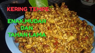 KERING TEMPE ENAK,MUDAH DAN TAHAN LAMA