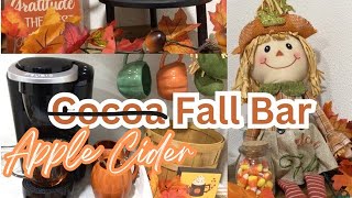 MUST SEE COCOA BAR🍎 🍁 Hot Apple Cider Fall Bar