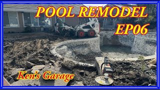 EP6 POOL AND BACKYARD – More concrete demo & trenching begins