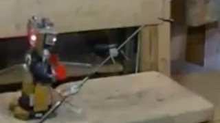 Robot doing a perfect quadruple backflip | YDL