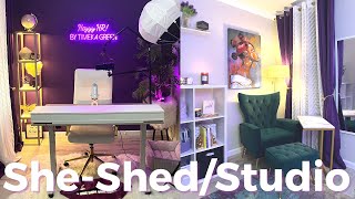 Jaw-Dropping She Shed/Studio Transformation: Before and After