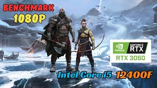 God of War Ragnarok Test gameplay 1080p/FHD i5 12400F + RTX 3060 12G - Benchmark #gow #godofwar