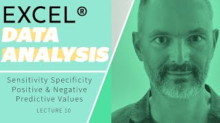 Sensitivity Specificity Positive and Negative Predictive Values using Microsoft Excel