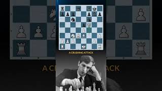 Did you see the brilliant move? 🤩👇Game credits: Fischer R. - Benko P. 1963 #chessgame #chess #shorts