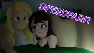 Kate & Charlie: Movie Night | Speedpaint