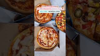 4 Domino's Pizza At Just ₹200 😲 😳 Only| Mega Party Offer| Use Code And Enjoy| #ashortaday #shorts