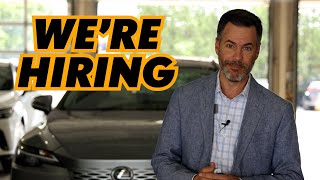 Lexus RiverCenter is Hiring Service Positions!