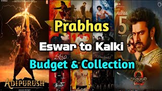 Prabhas movies Budget and collections | kushidev vibes