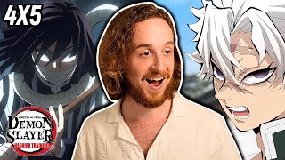 The Hashira in Action🔥 DEMON SLAYER Episode 5 Season 4 (REACTION)