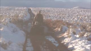 Andy Ward Setting up Nomad Rifleman Targets in the Wyoming High Desert