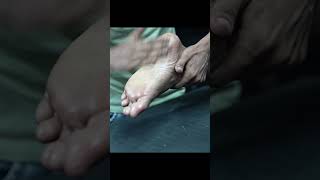 ASMR Foot Massage With Human Bone | Foot Massage With Lots Of Tingles #shorts