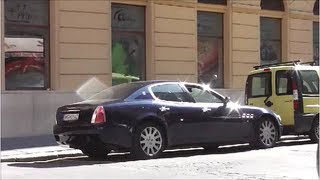 Maserati Quattroporte - Crazy Sounding Drive-Away