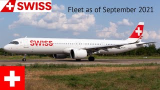 Swiss International Air Lines Fleet as of September 2021