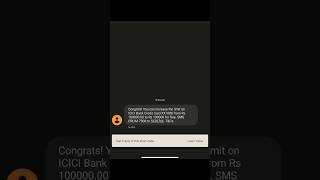 Limit Increase to 1,90,000/-, Amazon Pay ICICI Bank Credit Card Limit increase, #viral #trending