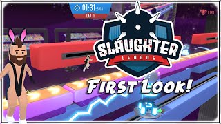 Slaughter League Demo Gameplay! Upcoming Multiplayer Obstacle Course Game!